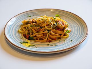 Linguini cu creveți