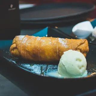 Chimichanga cu mere VEGANA