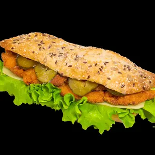 Sandwich cu snitel de pui