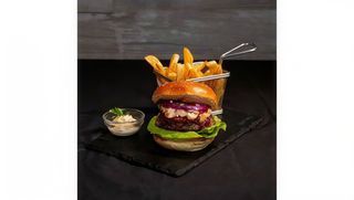 Meniu Blue Burger (Burger + Cartofi)