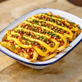 LOADED FRIES [Cheddar sauce & bacon] XL