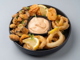 Mix fructe de mare pane