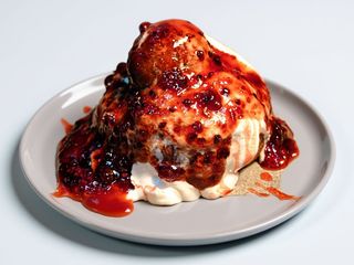 Papanasi cu dulceata / ciocolata