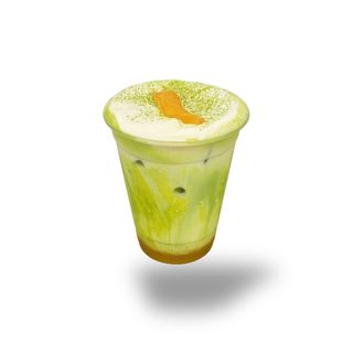 Mango Matcha Latte (doar rece cu gheață)