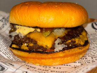 American Double Smashed Burger
