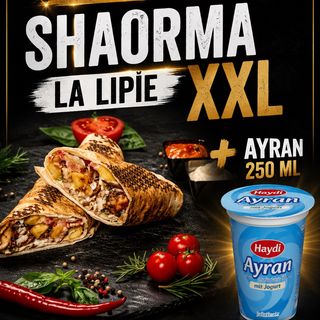 PROMO Dubai lipie pui XXL (40-50 cm) + Ayran 250 ml