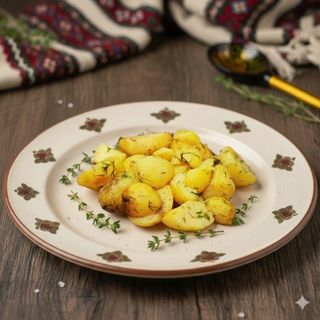 Cartofi copți cu rozmarin