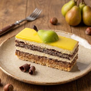Prajitura cu caramel si para