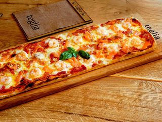 Gamberi e salmone  30cm