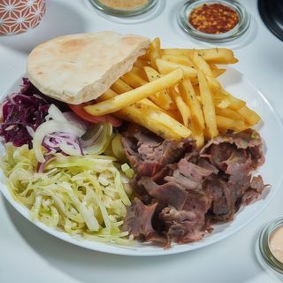 Shaorma de vita la farfurie