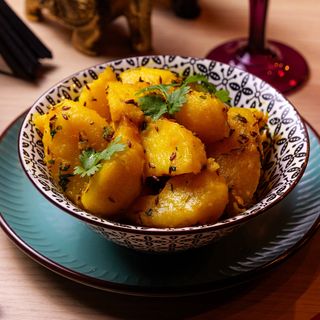 Jeera Aloo / Cartofi la cuptor în stil indian