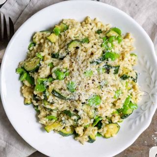 Risotto cu dovlecel și parmezan