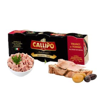 Ton in ulei Riserva Oro - Callipo 3x70 gr