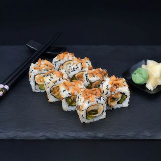 Mussel tempura roll