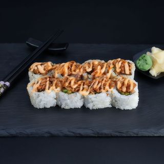Salmon teriyaki roll