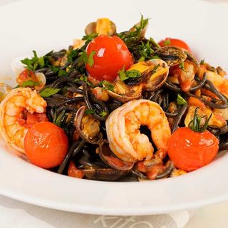 Spagetti con frutti di mare
