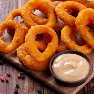 Inele calamar prajite