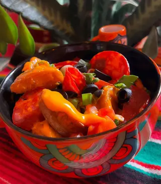 Papas y chorizo