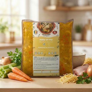 Borș de Pui cu Tăiței | 2kg - 5 Porții