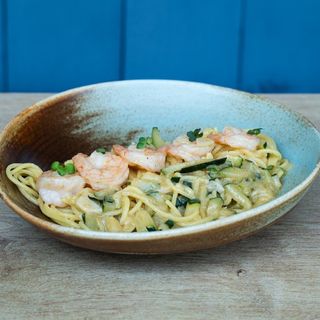 Spaghetti with Shrimps