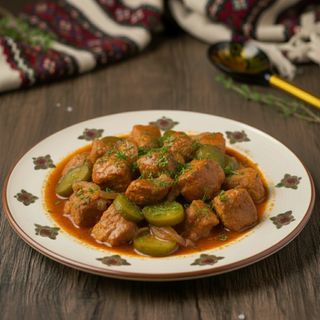 Porc cu murături - 200gr