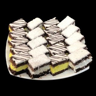 Mini prajituri alb-negru