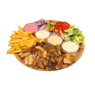 Shaorma la farfurie mix vitel, purcel