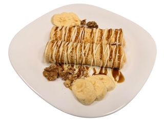 Clatite cu Nutela , Banane , Nuca