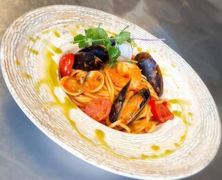 Spaghetti cu fructe de mare