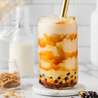 Brown sugar milk tea