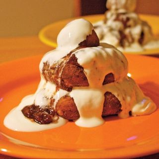 Papanasi Ciocolata Alba