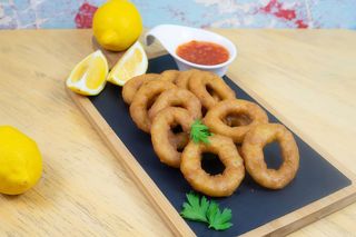 Meniu inele de calamar