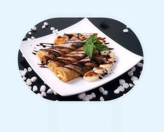 Clătite cu ciocolată / gem