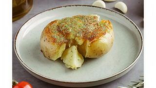 Cartofi copti cu unt