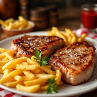 Meniu ceafa de porc la cuptor 120/200g