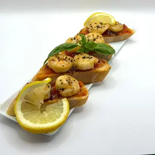 Bruschette cu creveți ( 240 )