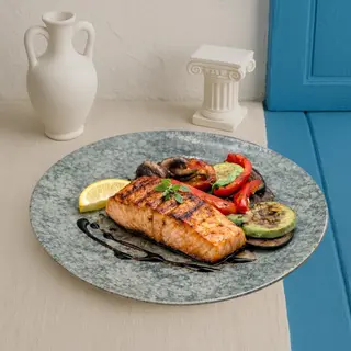 File de somon grill cu legume la grătar ( 420g )