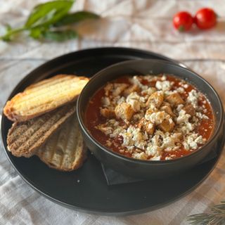 Creveți Saganaki cu bastonașe de dovlecel 400g