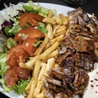 Shaorma mixta la farfurie