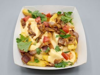 Cheese cartofi cu Bacon