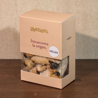 Cornulețe vegane cu magiun și nucă