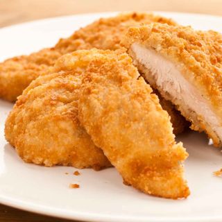 Șnițel de porc cu sos de muștar