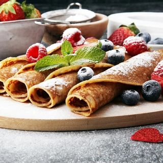 Clătite cu dulceață