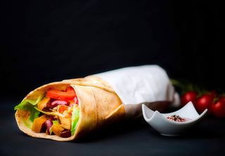 Shaorma vegetariană