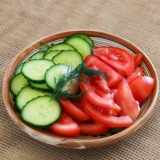 Insalata pomodori cetrioli