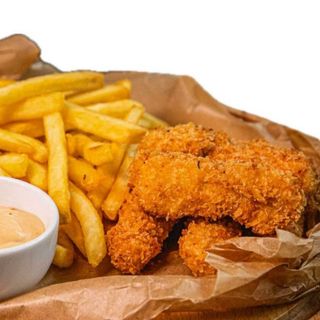 MENIU GRUJOANE DE PUI CU CARTOFI PRAJITI