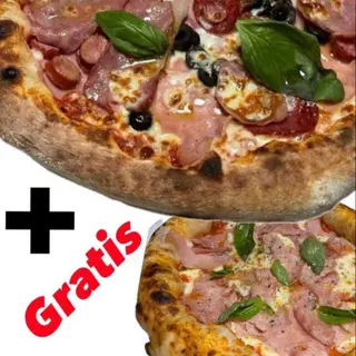 Pizza Combo  1 + 1 GRATIS