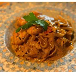 TAGLIATELLE TARTUFO GAMBERI