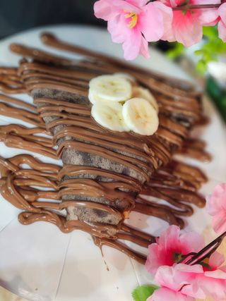 Clătită Nutella și banane