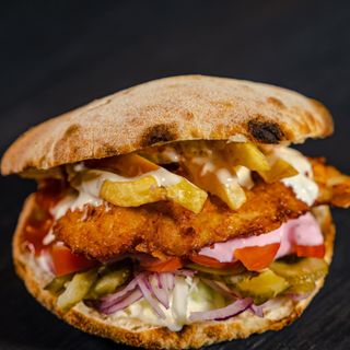 Sandwich cu șnițel de pui - 420g